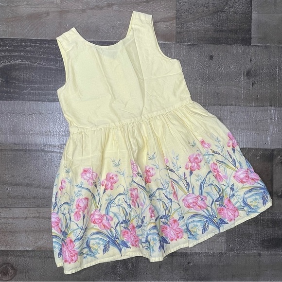 GAP Yellow Floral Sleeveless Dress size 3T - Picture 1 of 10